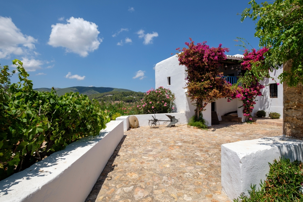 vista del paisaje desde finca